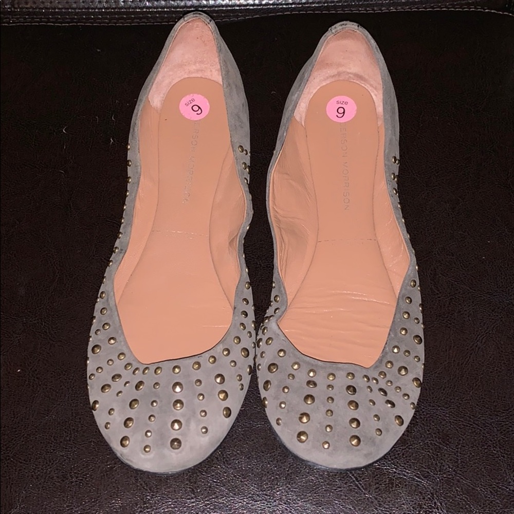 Sigerson Morrison Suede Flats from ITALY -USED